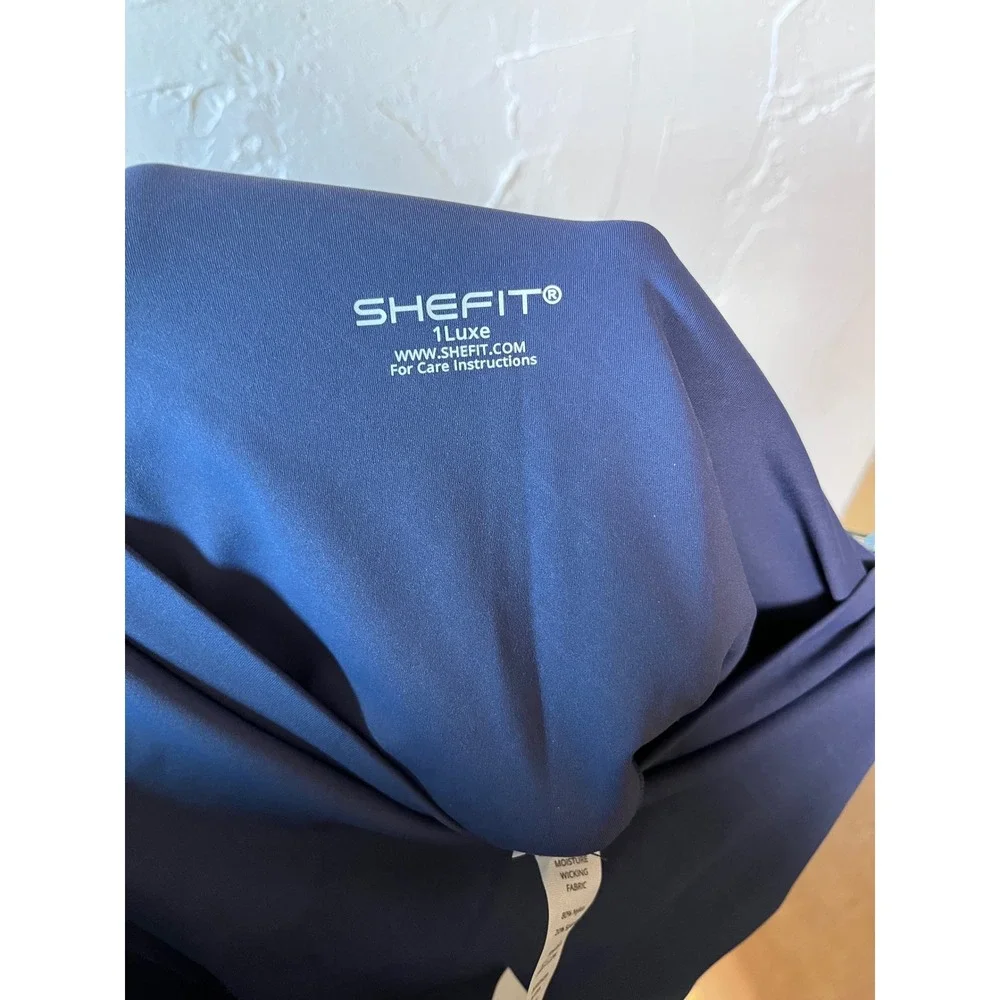 SHEFIT navy Boss Leggings 1 Luxe high waist activewear athleisure size 14/16‎